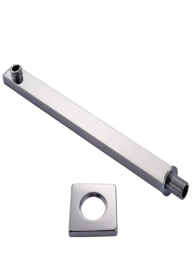 SB SMART BATH Rectangular Stainless Steel Shower Arm With Chrome Finish (Silver) (24 Inch) - Image 2